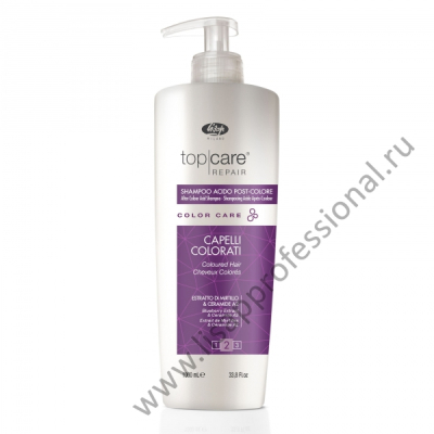 color care color care - after color acid shampoo 1000 мл.